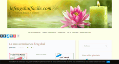 Desktop Screenshot of lefengshuifacile.com