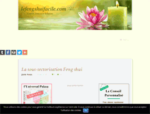Tablet Screenshot of lefengshuifacile.com
